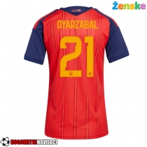 Ženske Nogometnih dresov Španija Mikel Oyarzabal #21 Domači SP 2026 Kratki rokavi